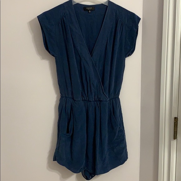Aritzia Babaton Corbett Romper in Blue - Picture 2 of 3
